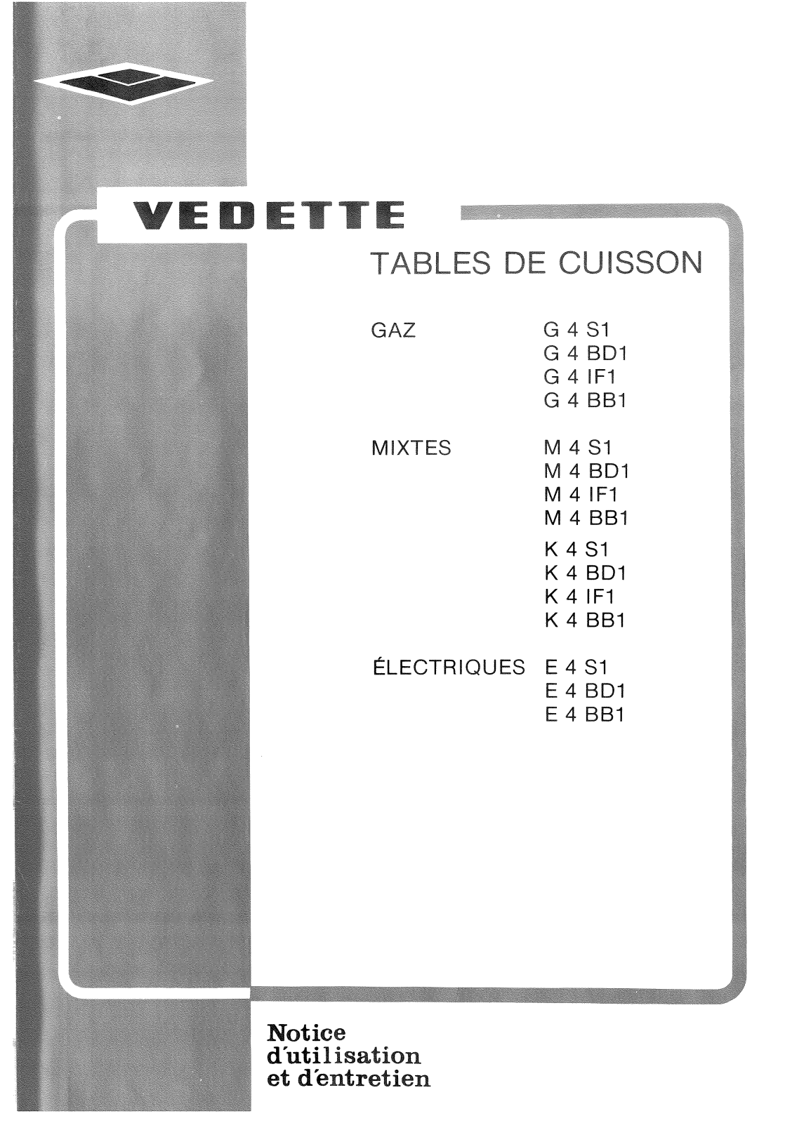 VEDETTE M4BD User Manual