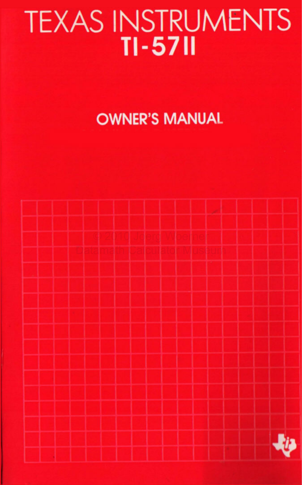 TEXAS INSTRUMENTS TI-57 II User Manual