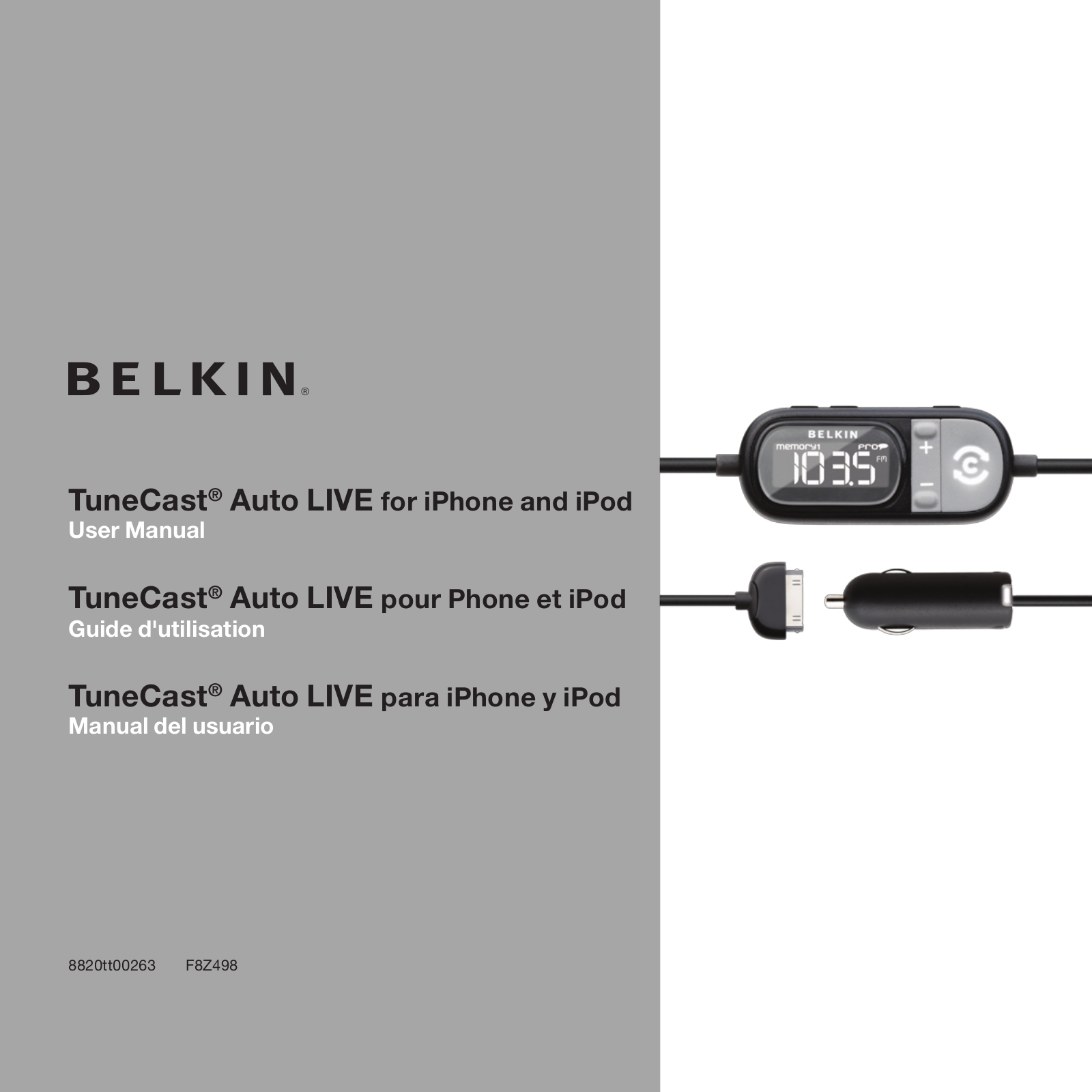 Belkin F8Z498 Users Manual