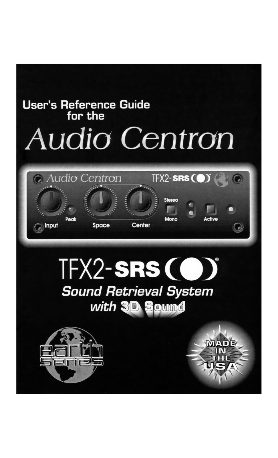 Audio Analogue TFX-2-SRS Owners manual