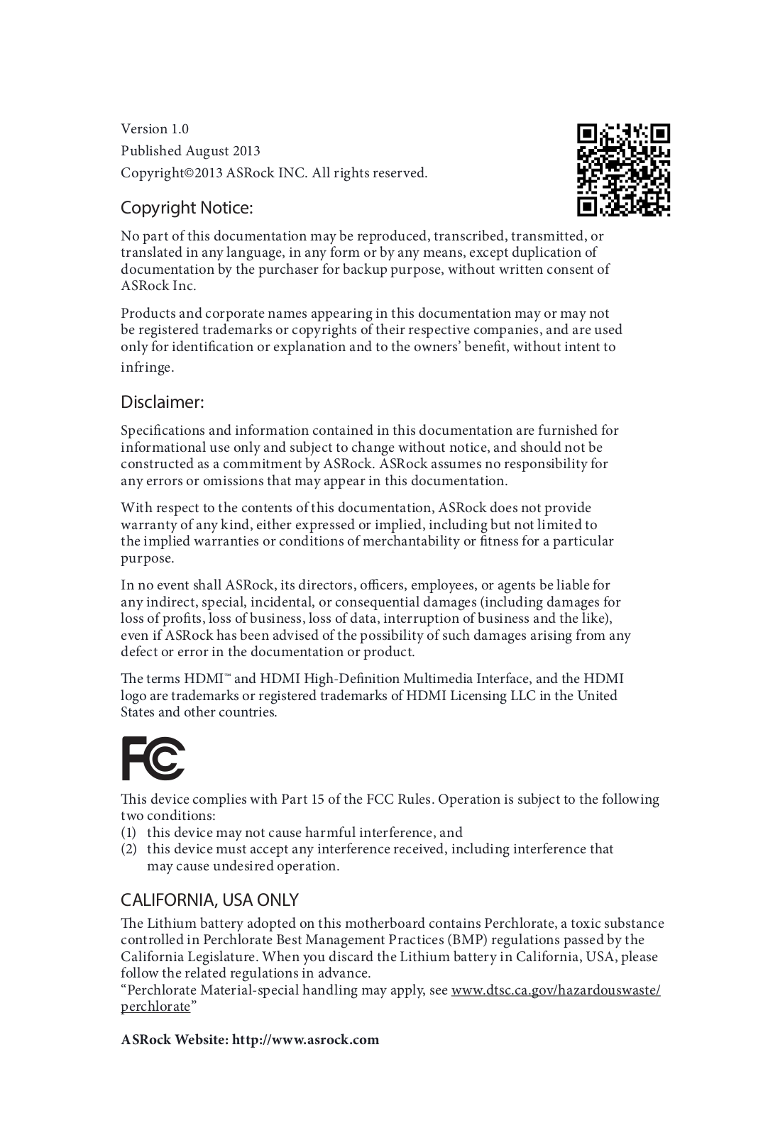 ASRock H81M-ITX User Manual