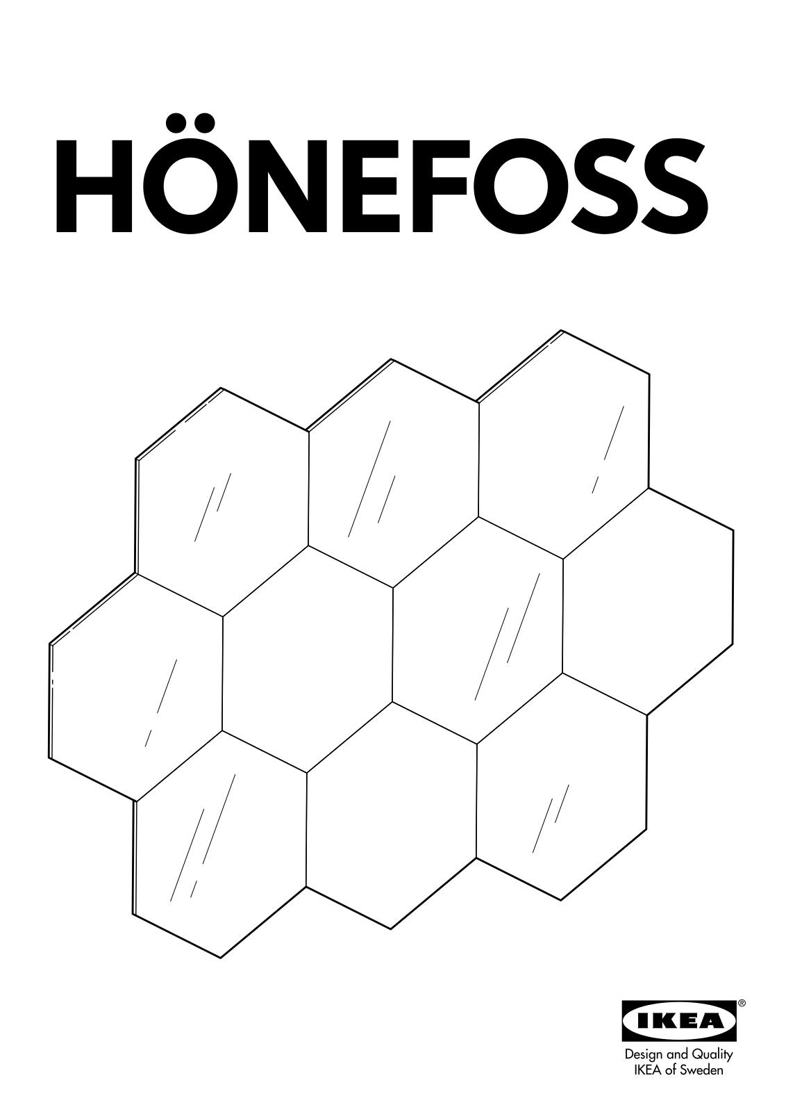 IKEA HONEFOSS User Manual