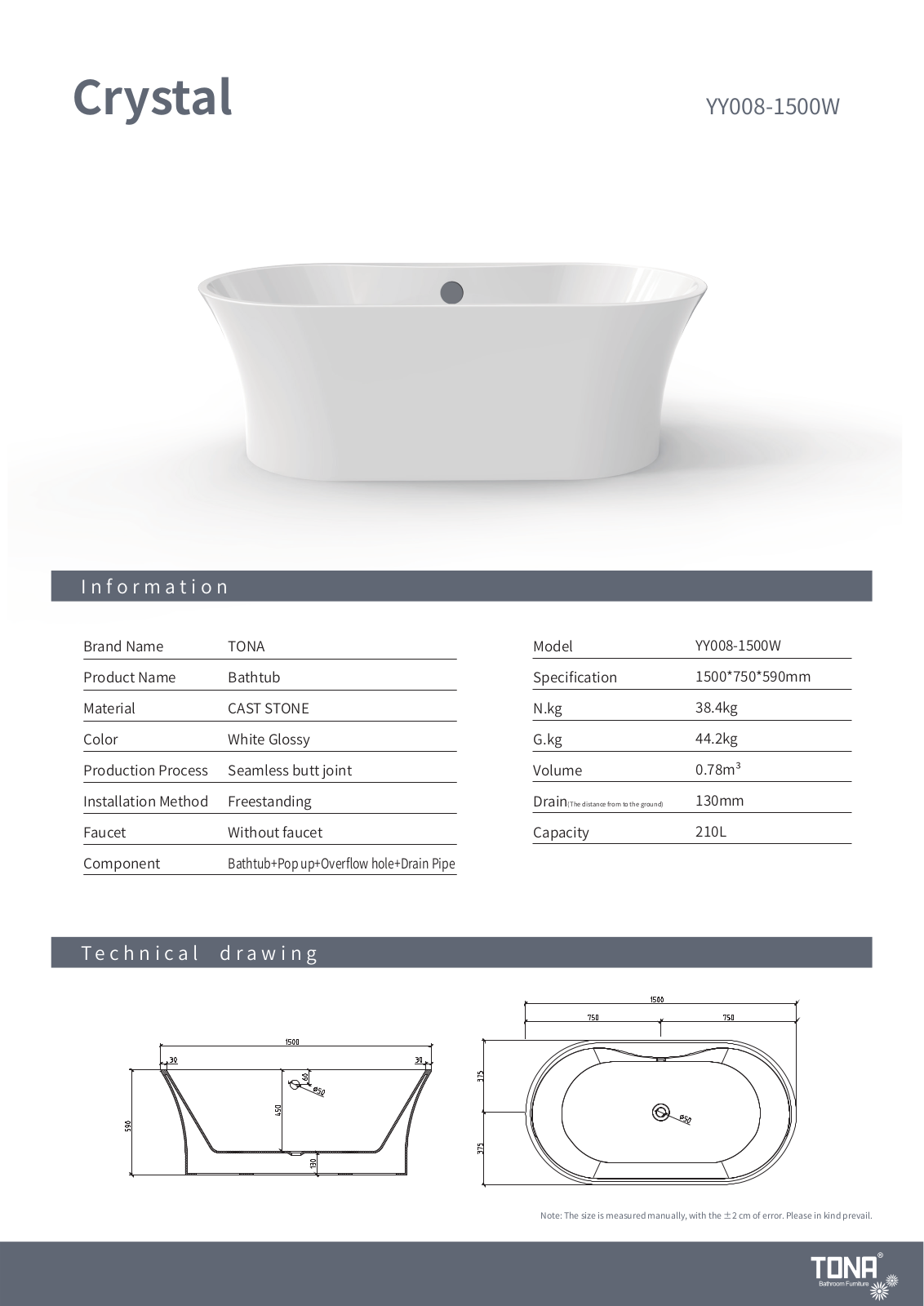 TONA TONA1001 Specifications - ManualMachine.com