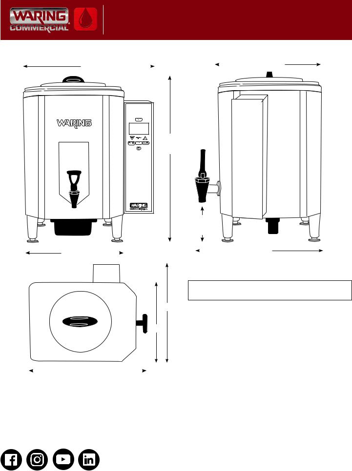 Waring WWB10G Datasheet