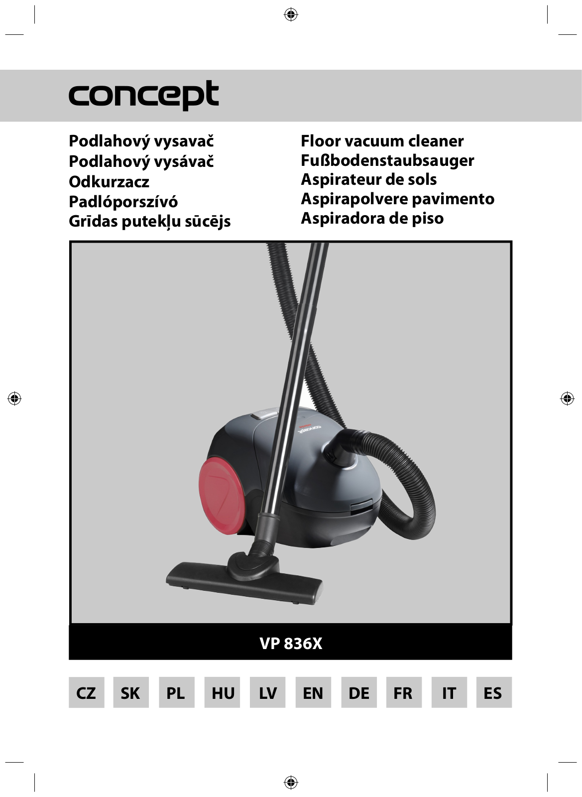 Concept VP8361, VP8360 User Manual