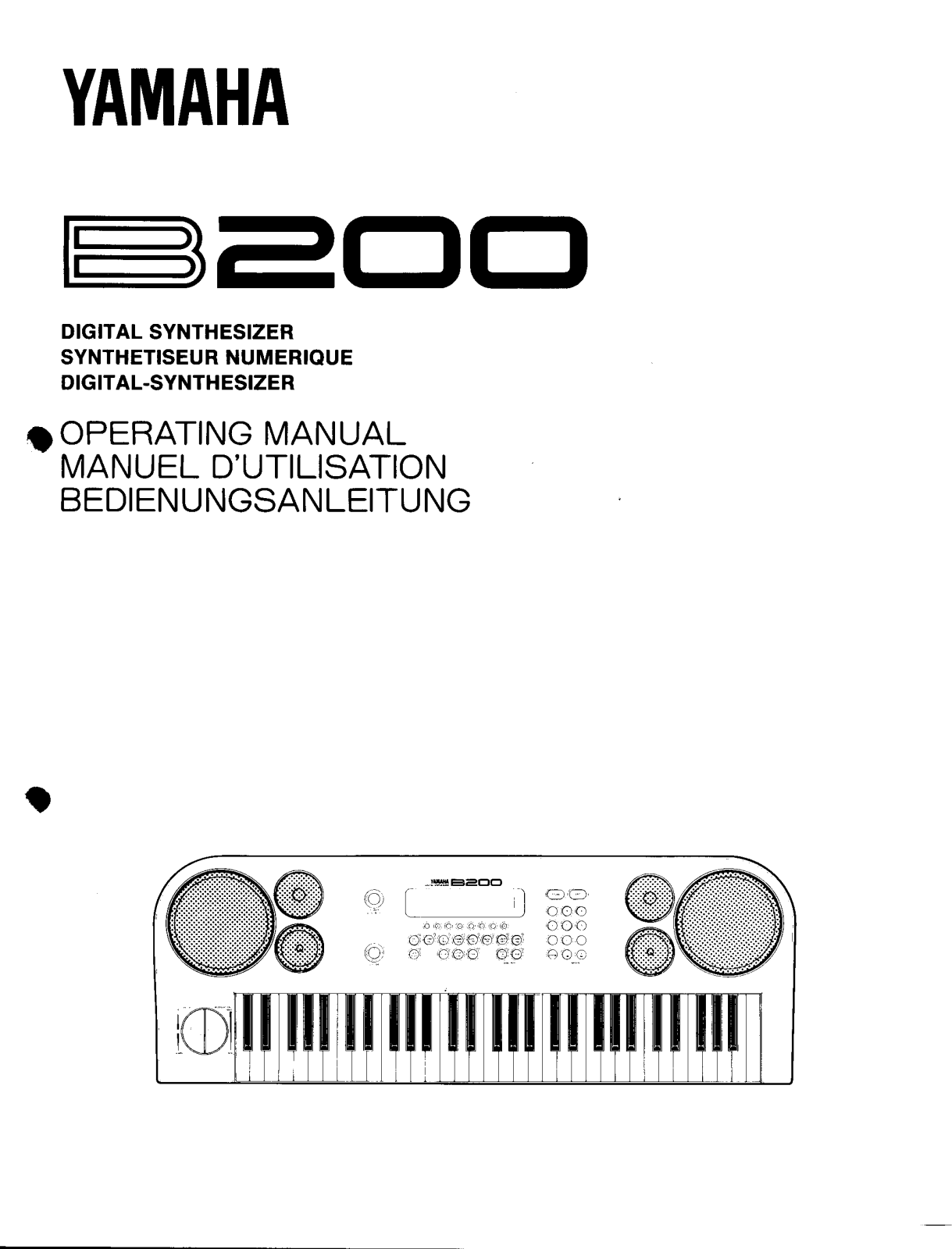 Yamaha B200E User Manual