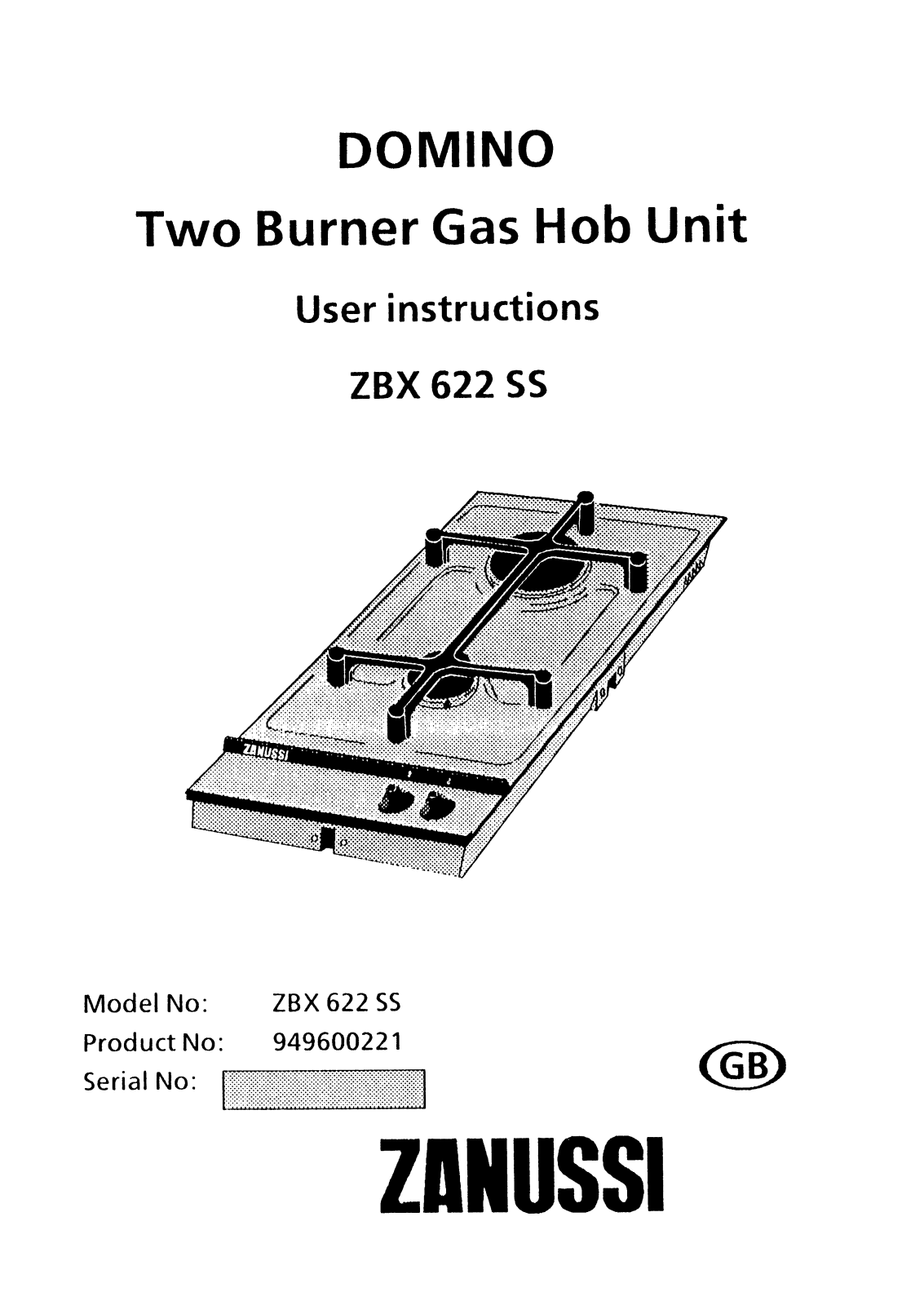 Zanussi ZBX 622 SS User Manual