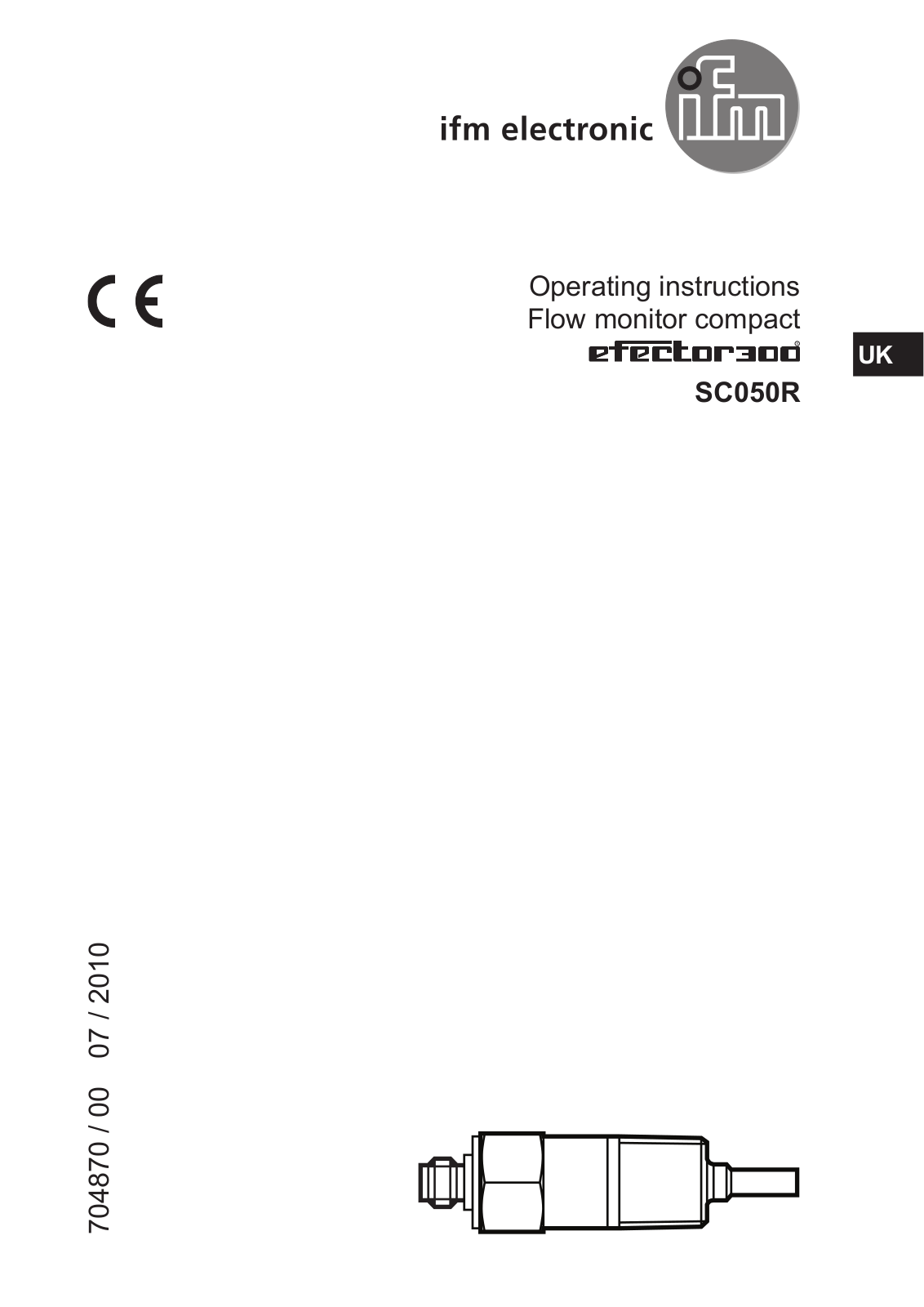 IFM Electronic SC050R Operating Instructions Manual