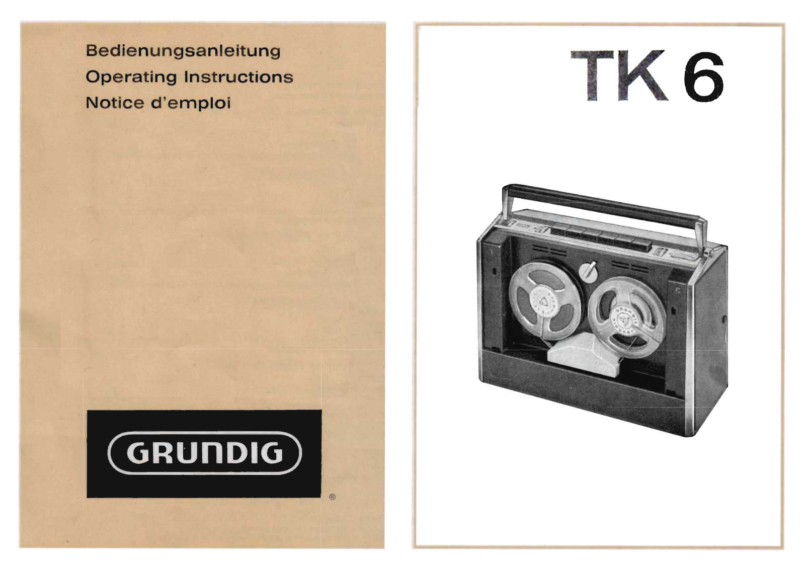 Grundig TK-6, TK-6E Service Manual