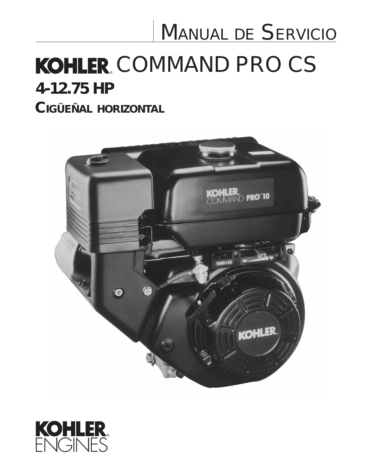 Kohler CS4, CS6, CS8.5, CS10, CS12 User Manual