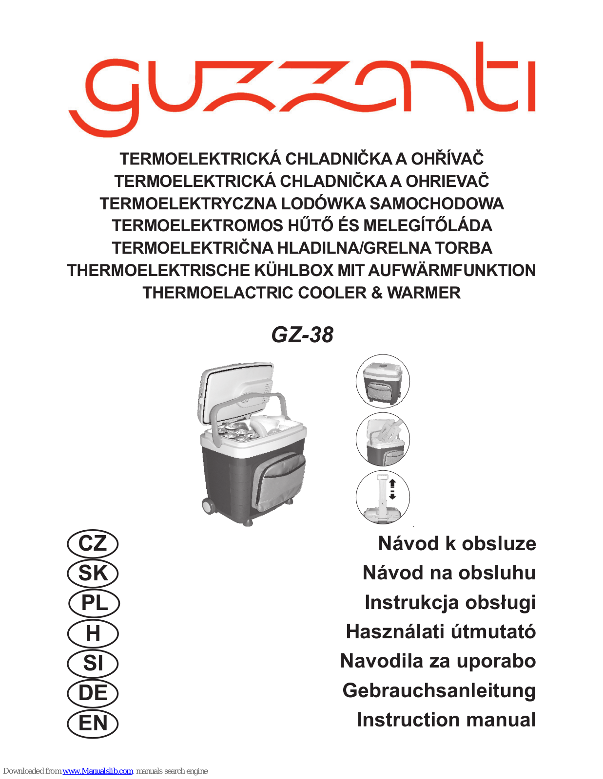 Guzzanti GZ-38 Instruction Manual