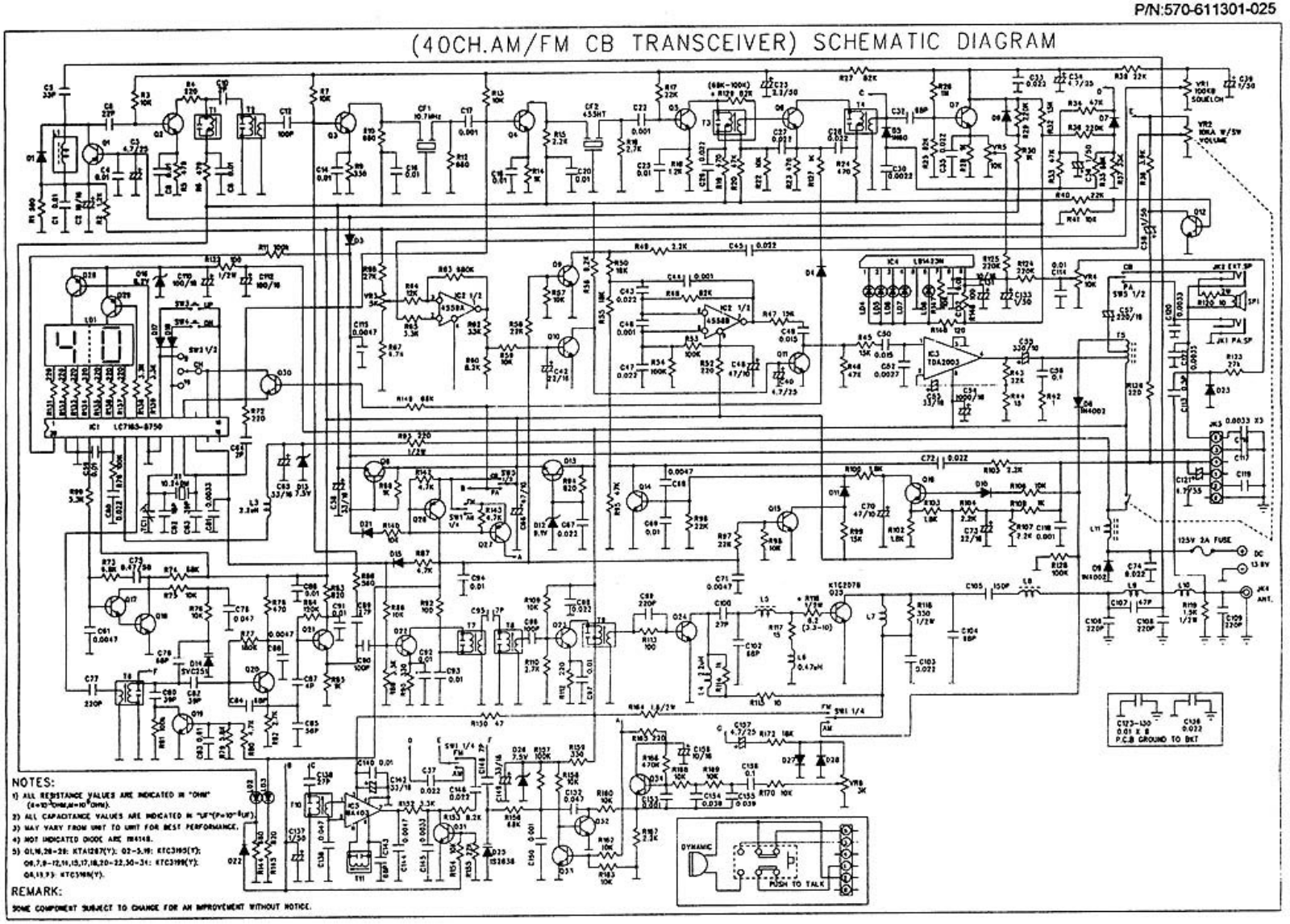 Danita 1540 Schematic