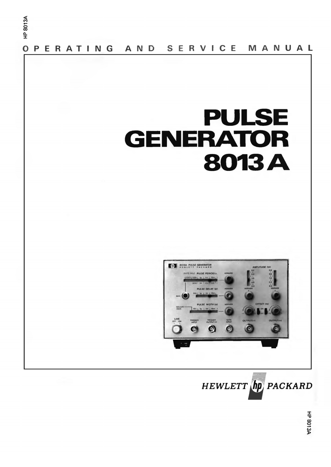 HP 8013a schematic