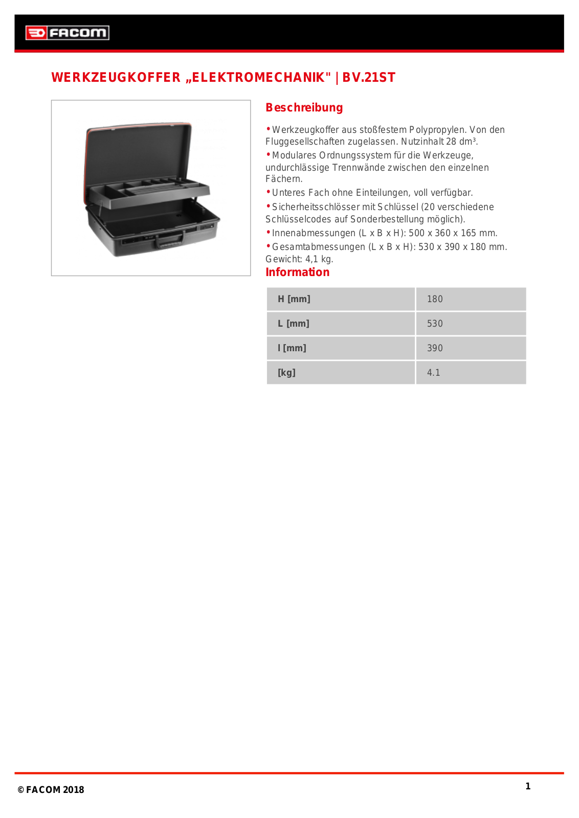 Facom BV.21ST Service Manual - ManualMachine.com