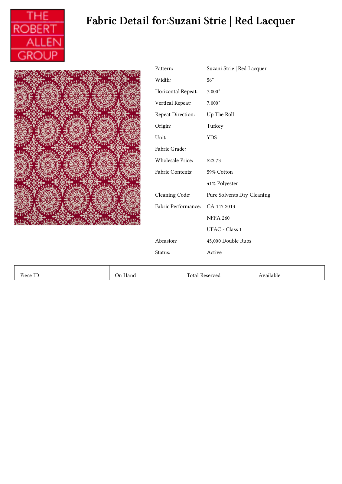 Robert Allen RALF1400 Specifications - ManualMachine.com