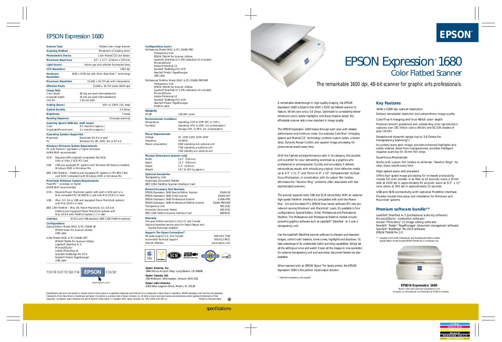 Epson Expression 1680 Product Brochure