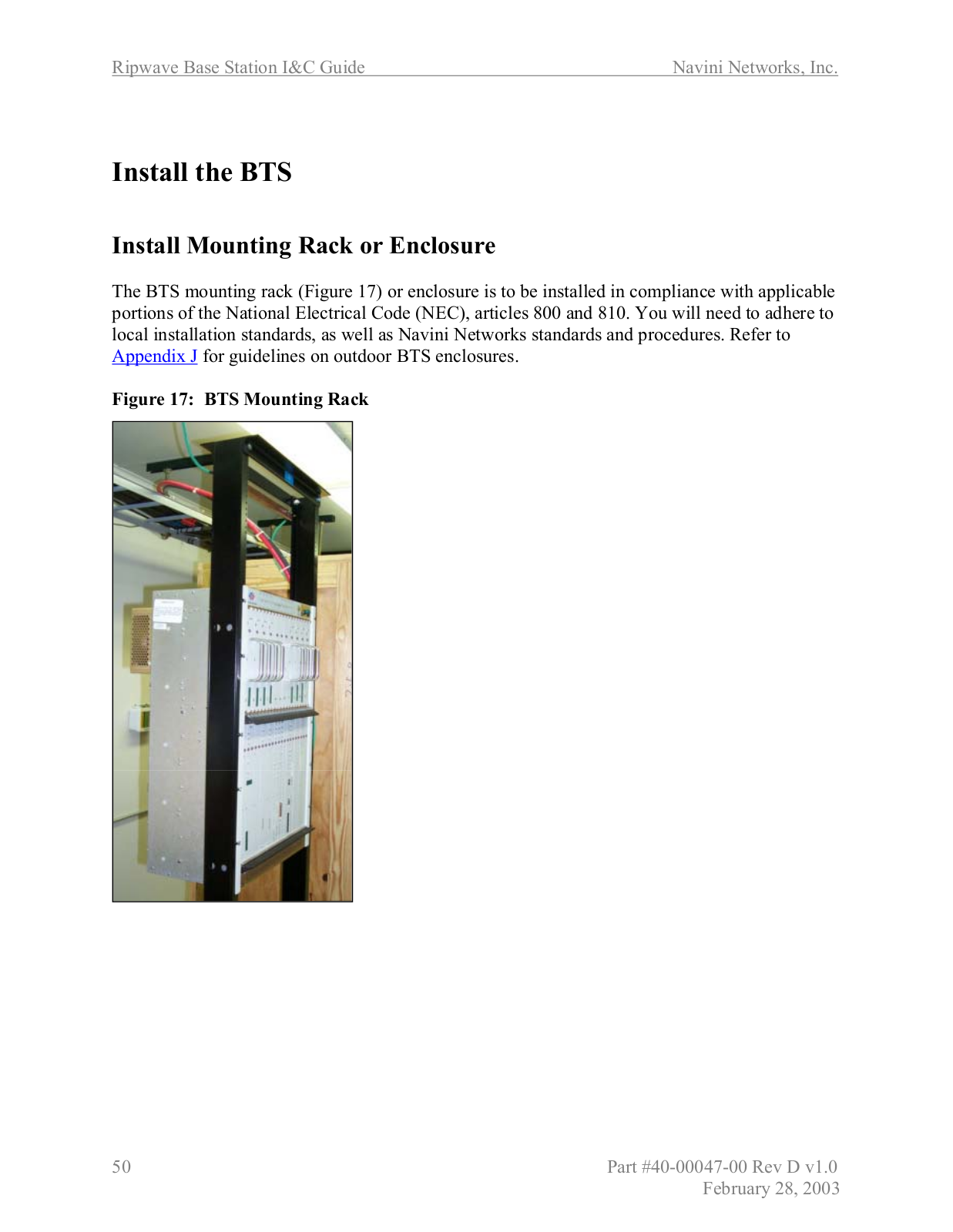 Cisco Systems ISM-BTS-R1, BTS-R3, BTS-TP1 Users Manual