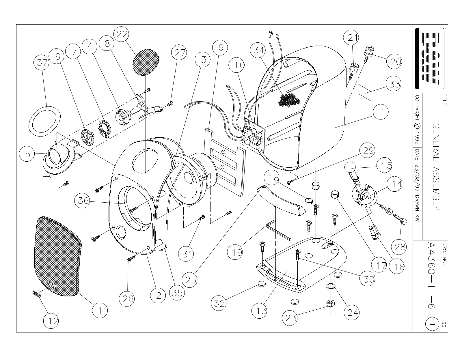 Bowers and Wilkins LM-1 Service manual