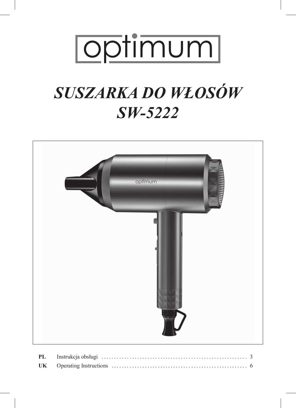 OPTIMUM SW-5222 User guide - ManualMachine.com