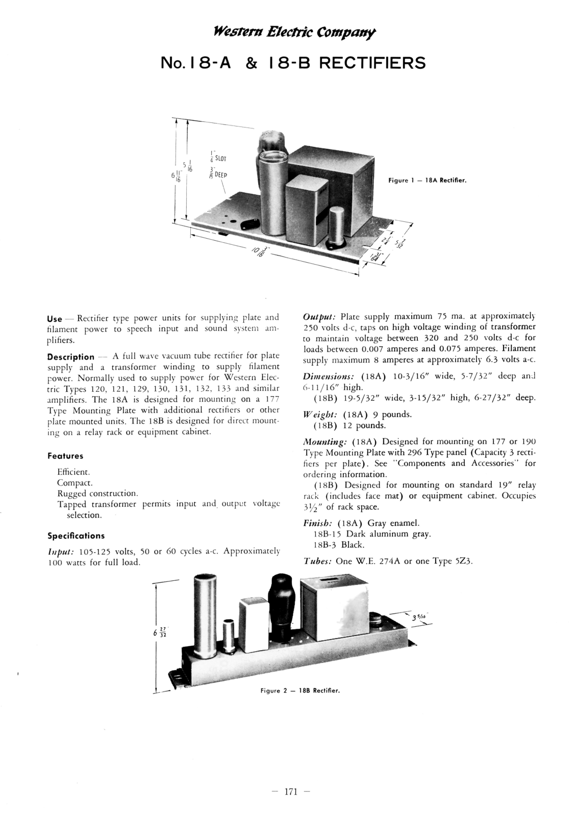 Western Electric 18 Schematic