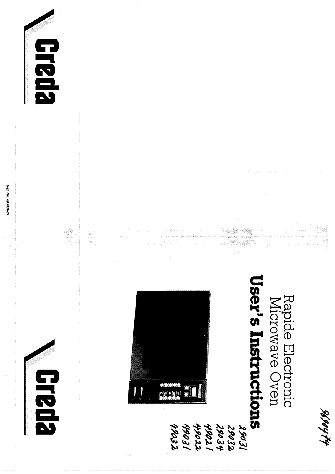 Creda 29031 User Manual