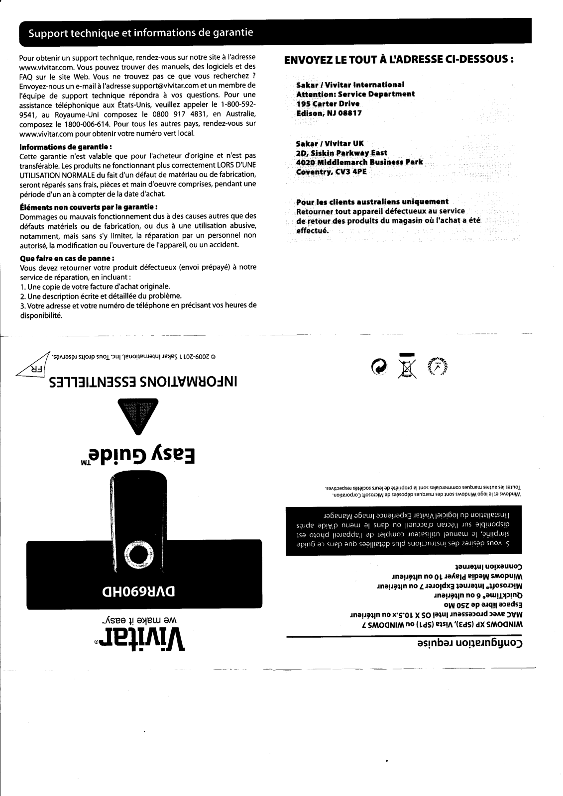 VIVITAR DVR-690HD User Manual