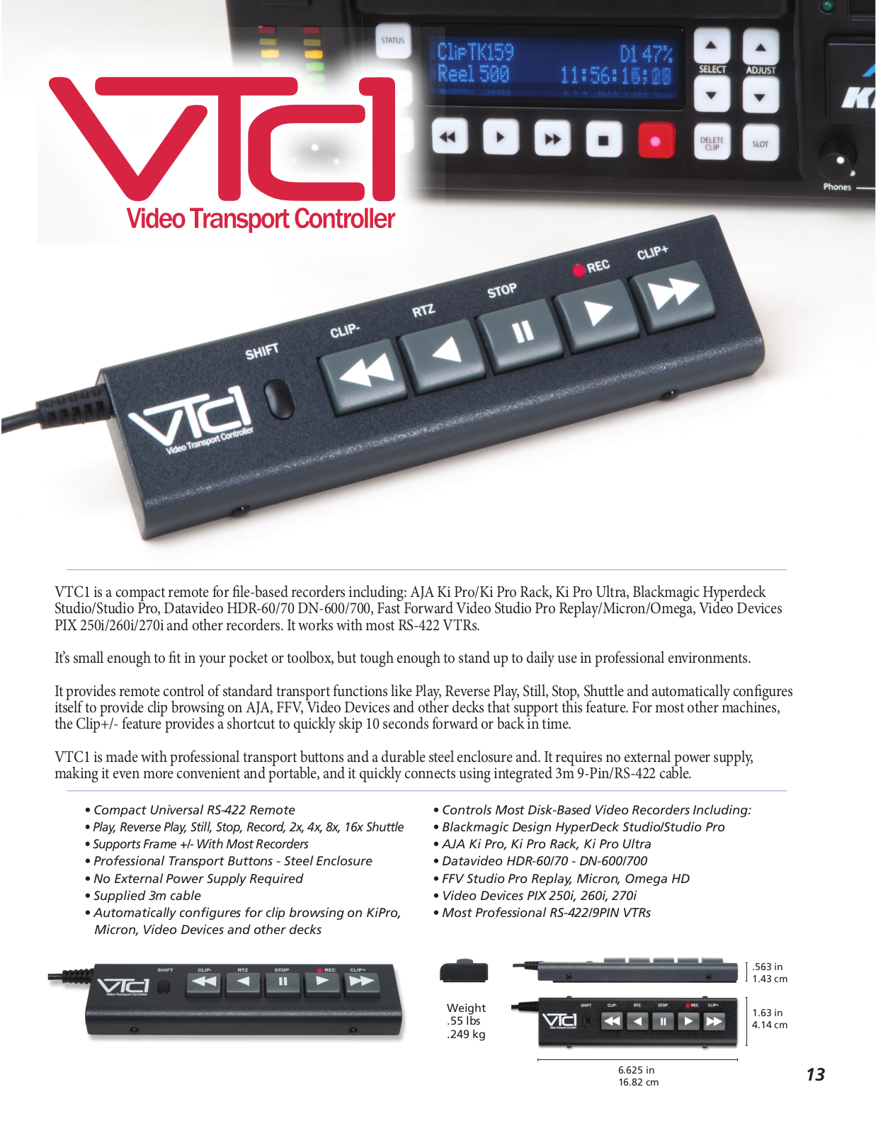 JLCooper VTC1 User Manual