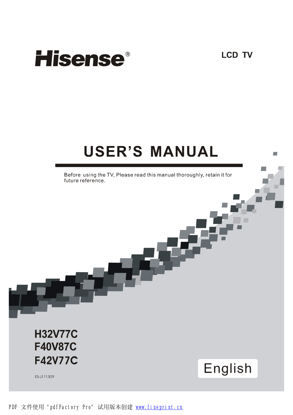 Hisense Electric LCDD0007 User Manual