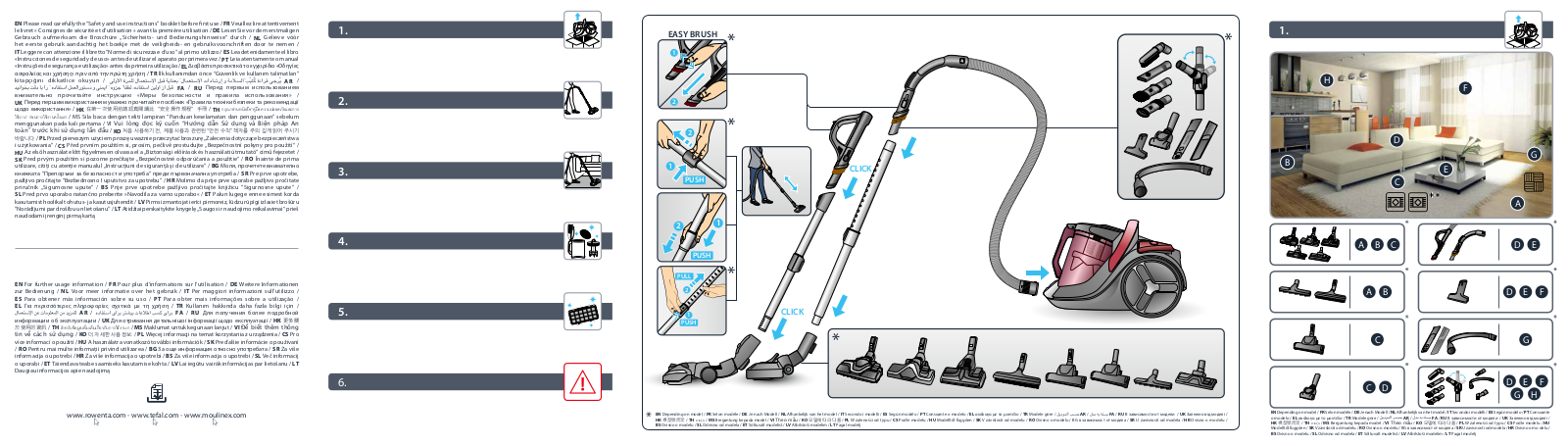 Rowenta Silence Force Cyclonic RO7230, Silence Force Cyclonic RO7649, Silence Force Cyclonic RO7690 User manual