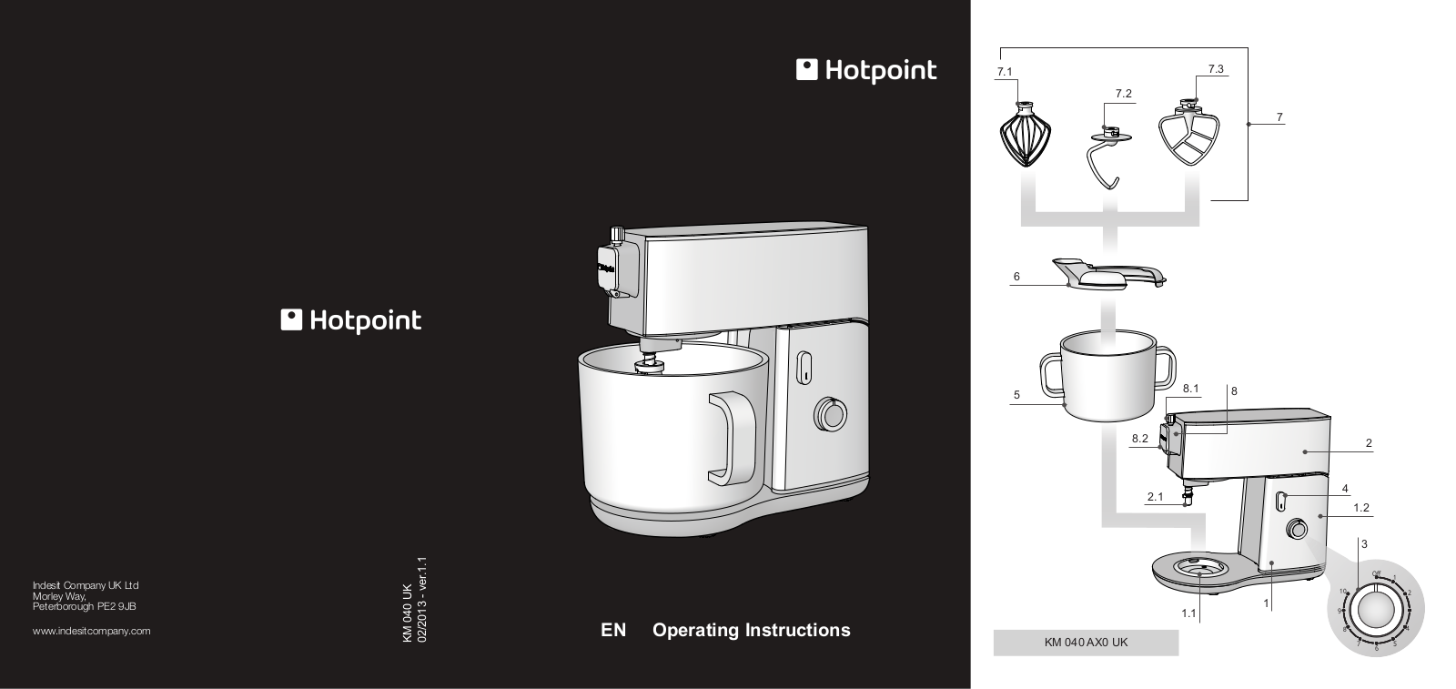 HOTPOINT KM 040 AX0 UK, KM 040 AR0 UK User Manual