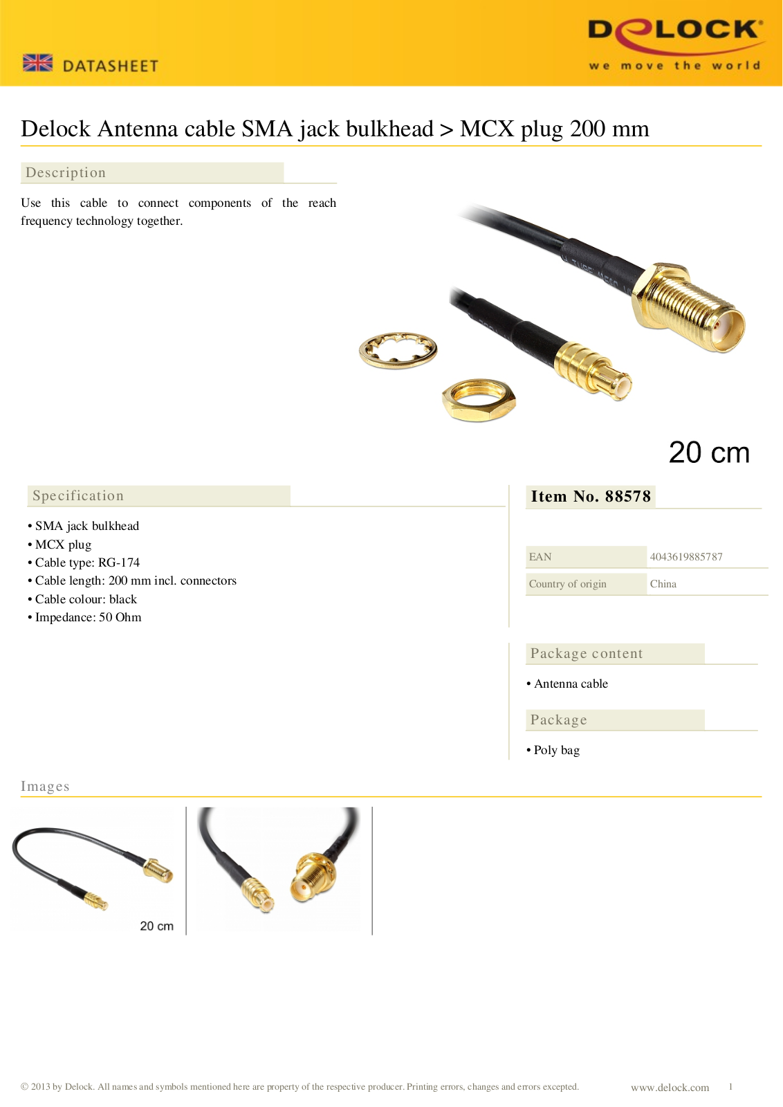 DeLOCK 88578 User Manual