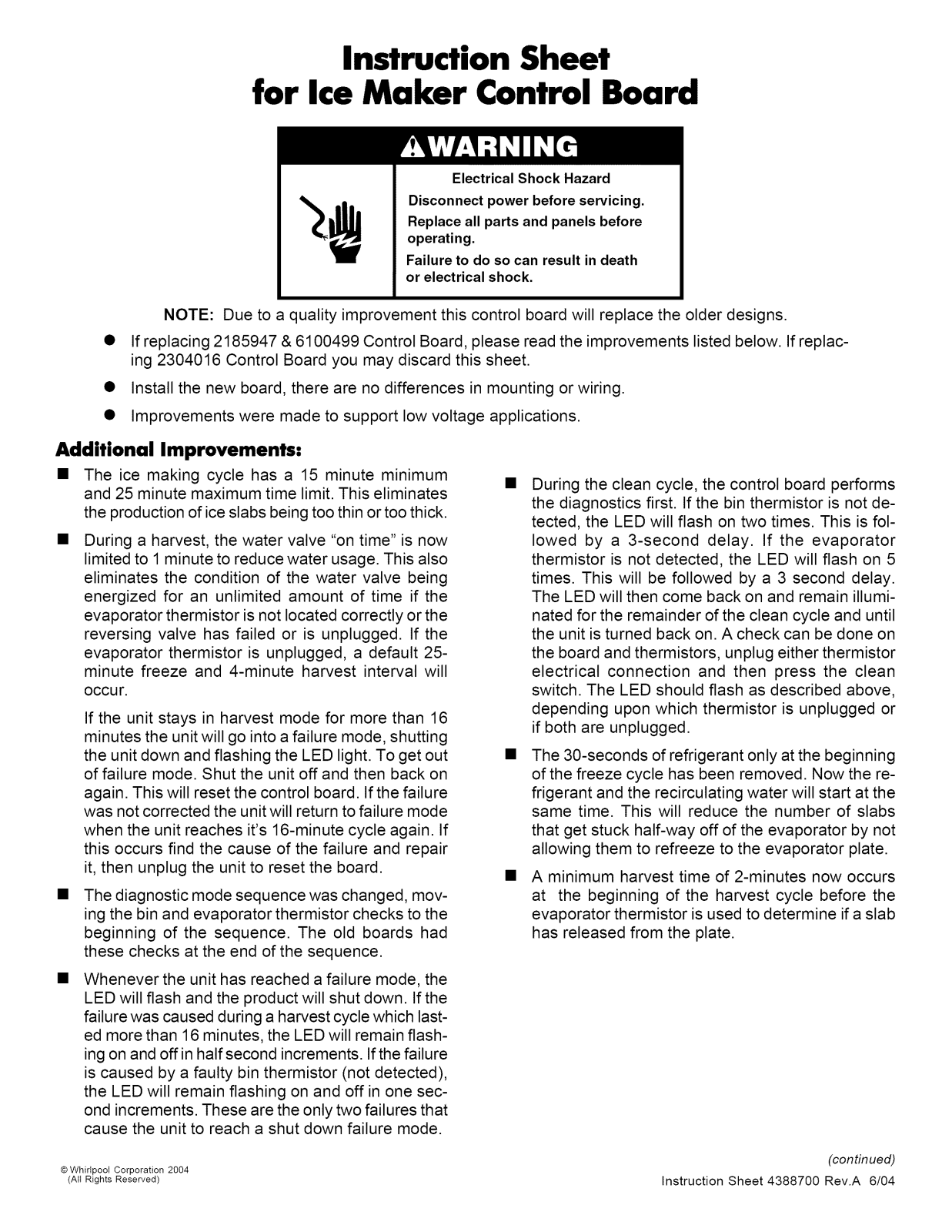 Whirlpool JZ235S0, JZ235P0, GI1500XHB1, GI1500XHN1, GI1500XHS1 Installation Guide