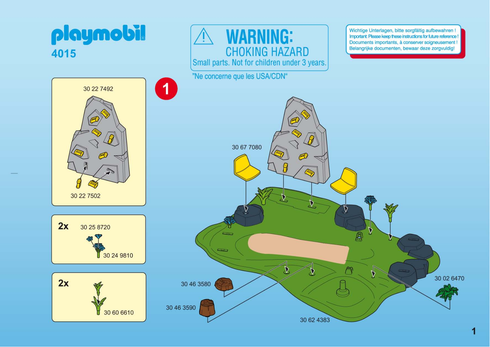 Playmobil 4015 Instructions