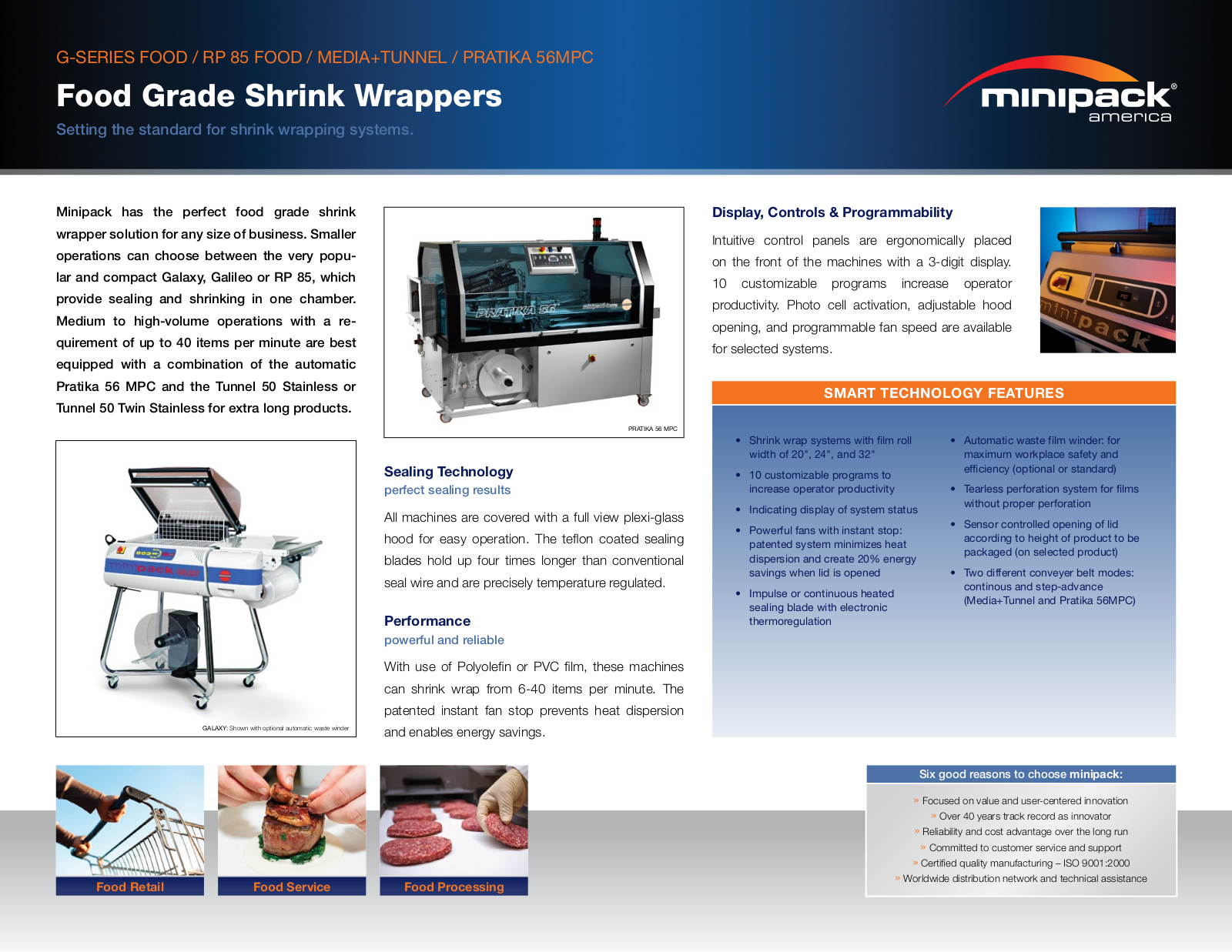 minipack GALAXY FOOD User Manual