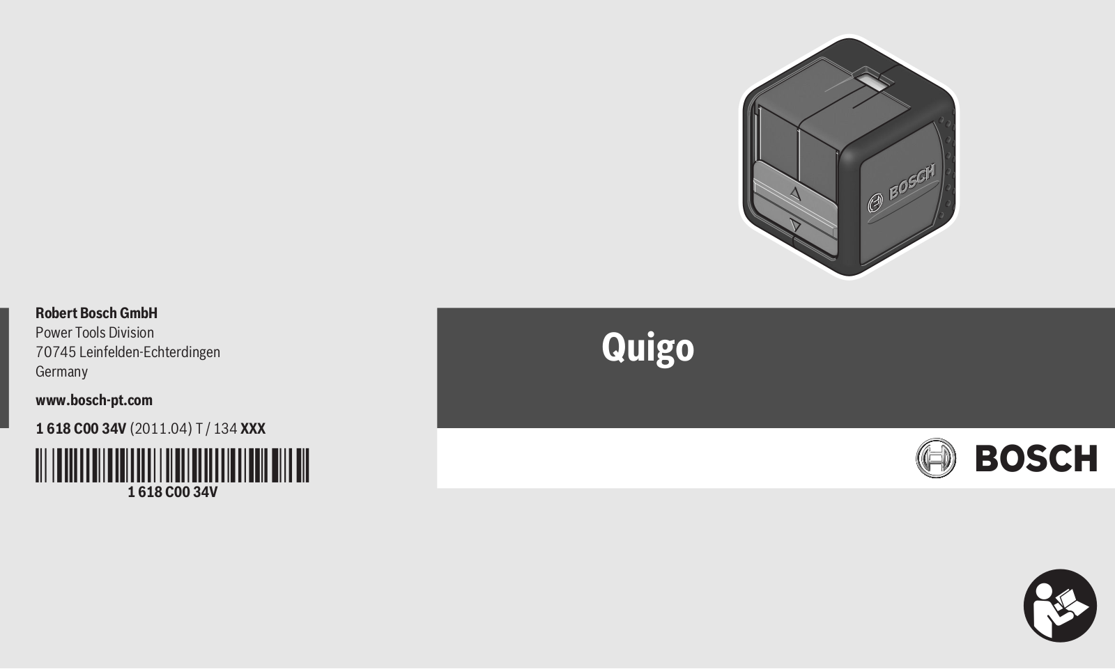 Bosch Quigo II-EEU User Manual