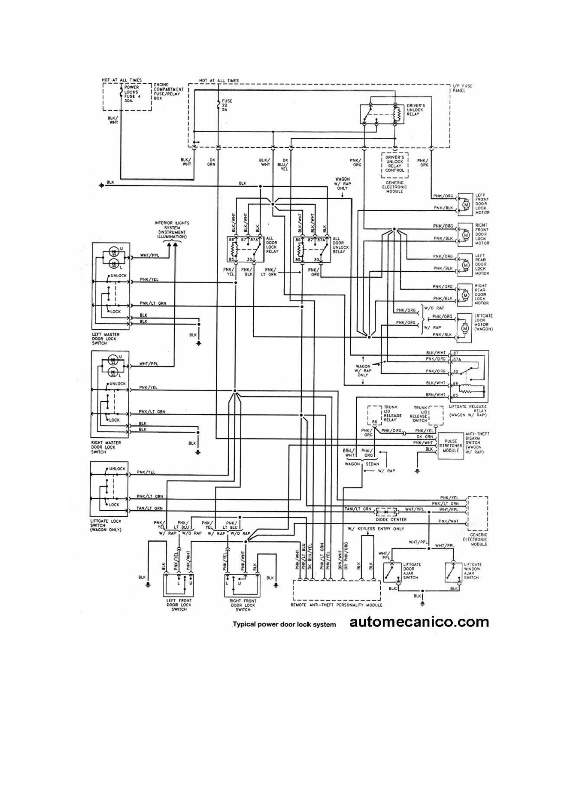 FORD Taurus 20-29 dtaur20 Diagram