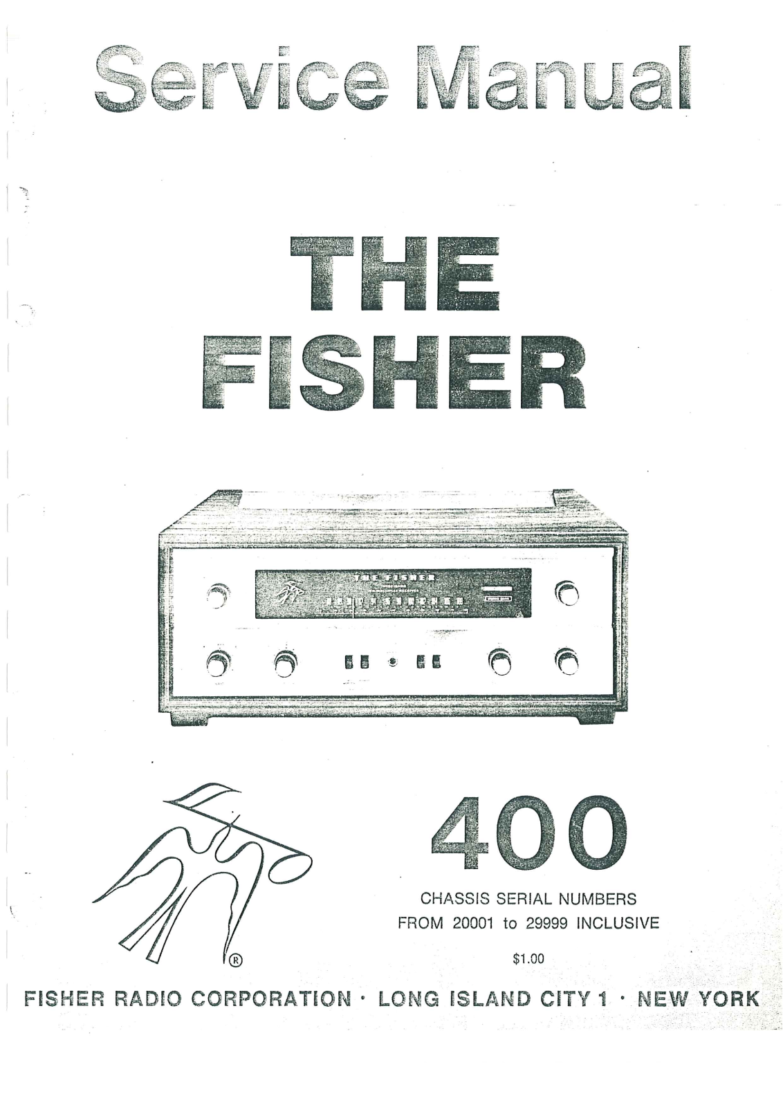 Fisher 400 Service manual