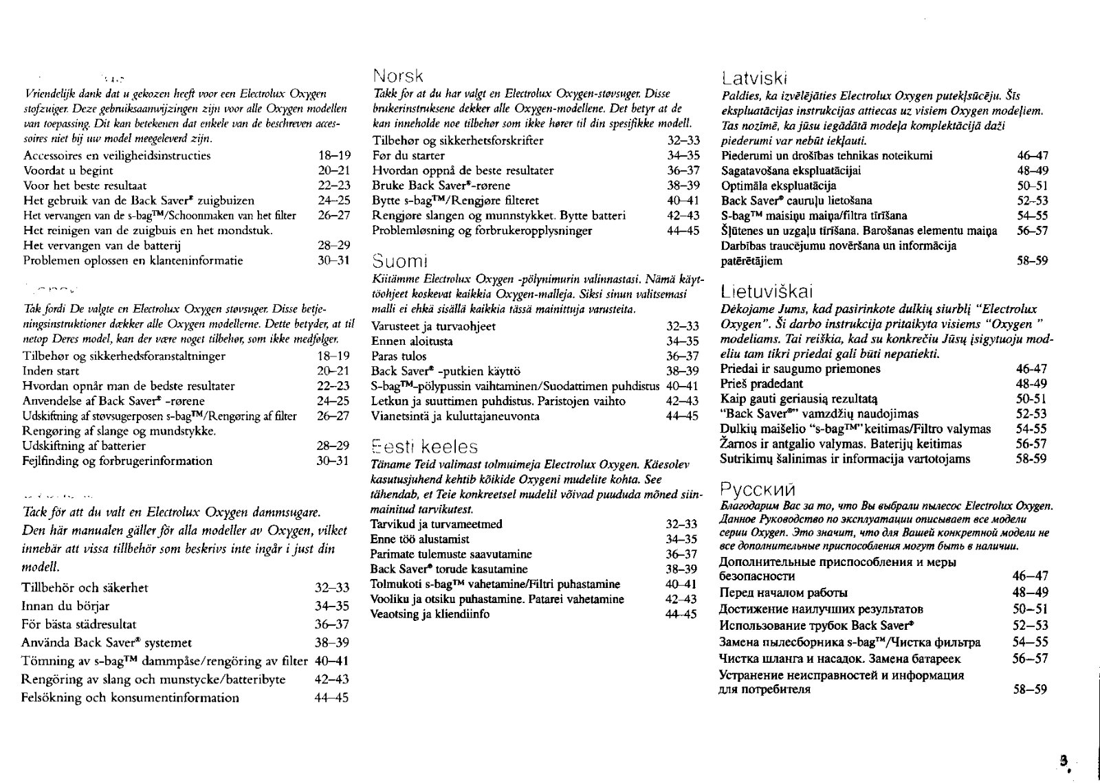 ELECTROLUX Z5637 User Manual