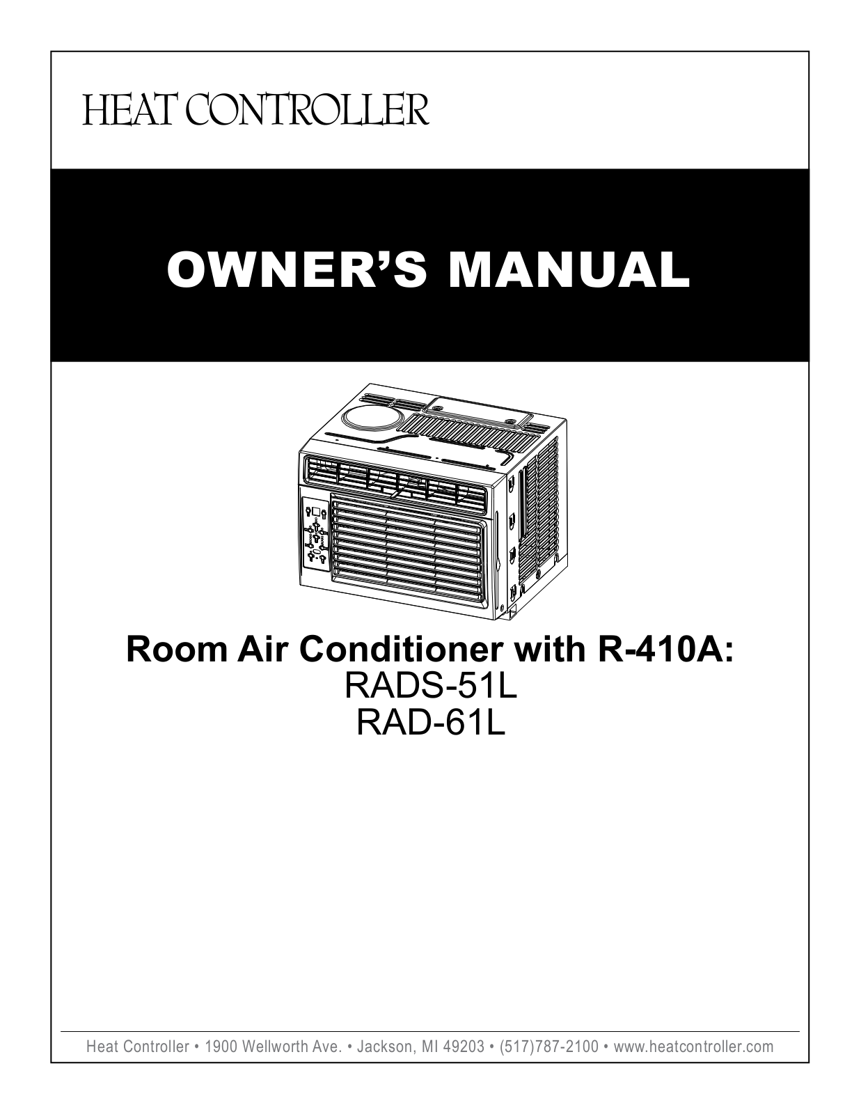 Heatcontroller RAD-61L User Manual