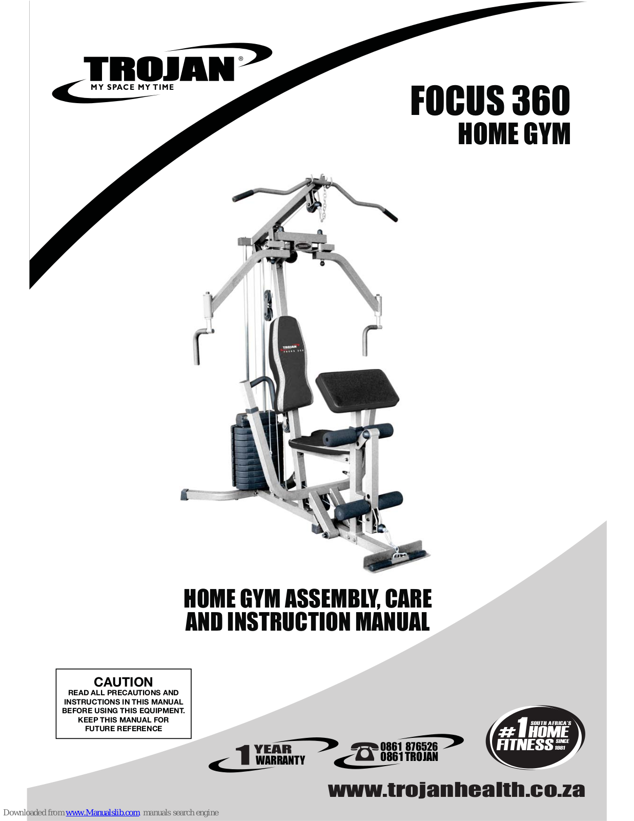 Trojan FOCUS 360 Assembly And Instruction Manual - ManualMachine.com