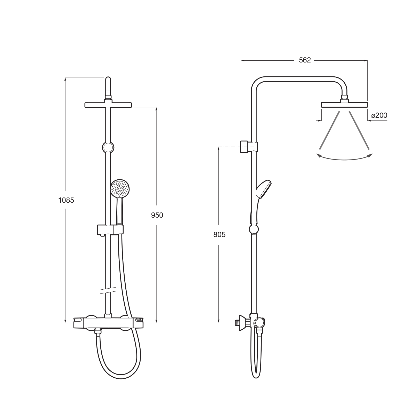 Roca 5A9718C00 Drawing