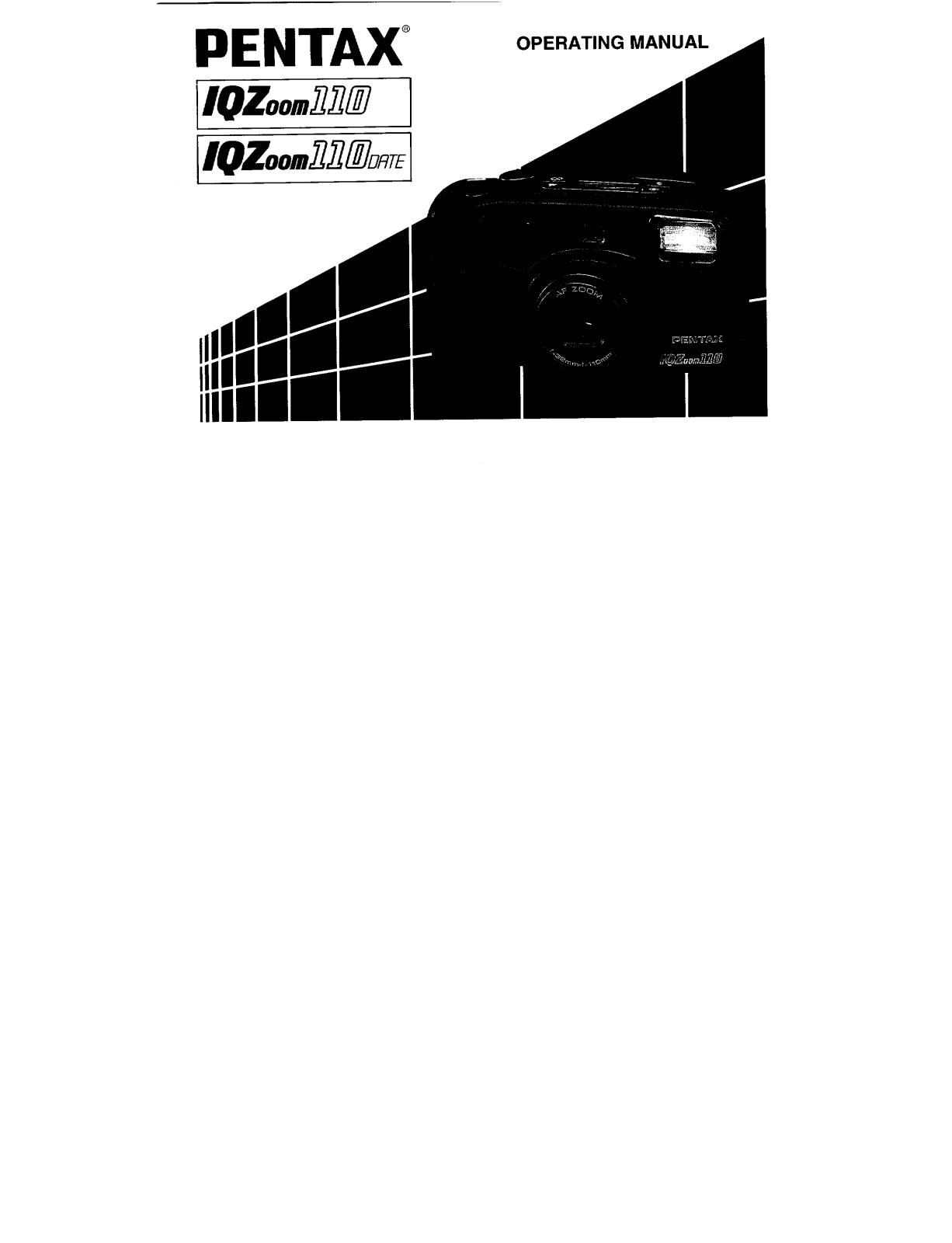 Pentax IQZoom 110 Operating Manual