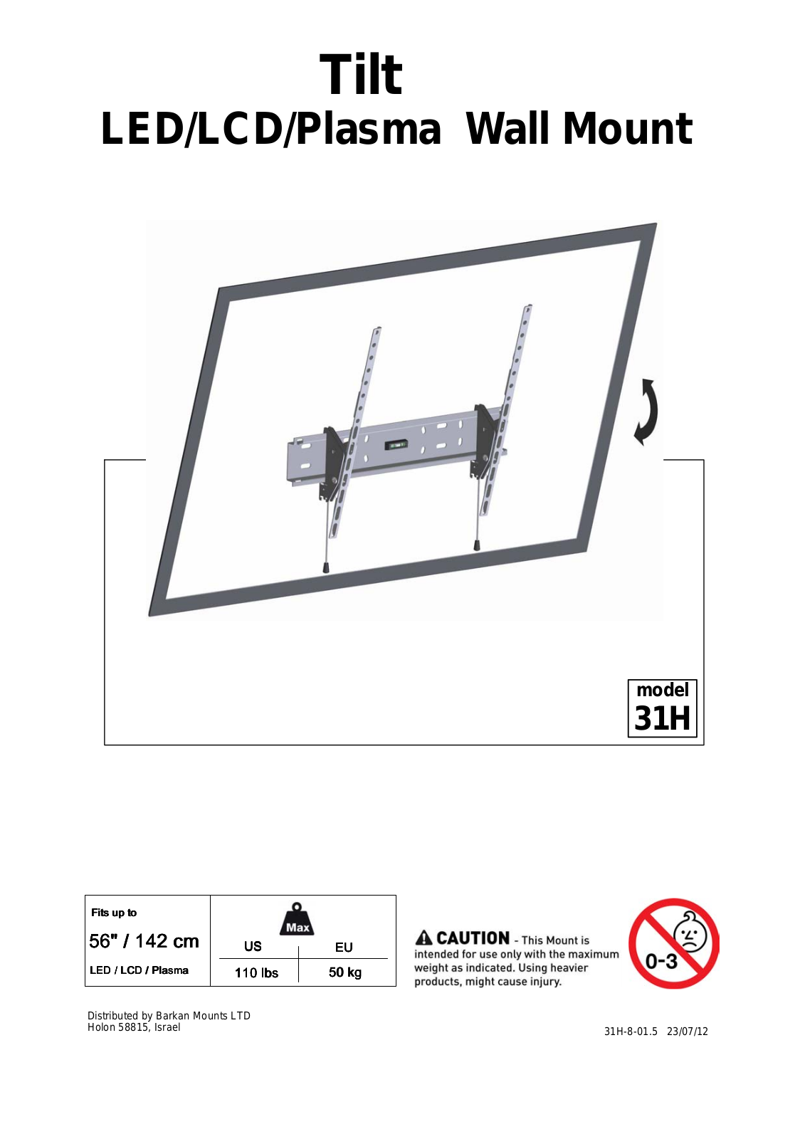 Barkan 31H User Manual