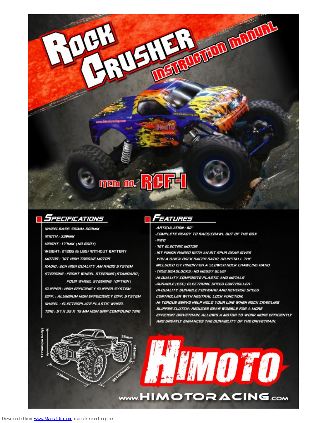 Himoto RCF-1 Instruction Manual