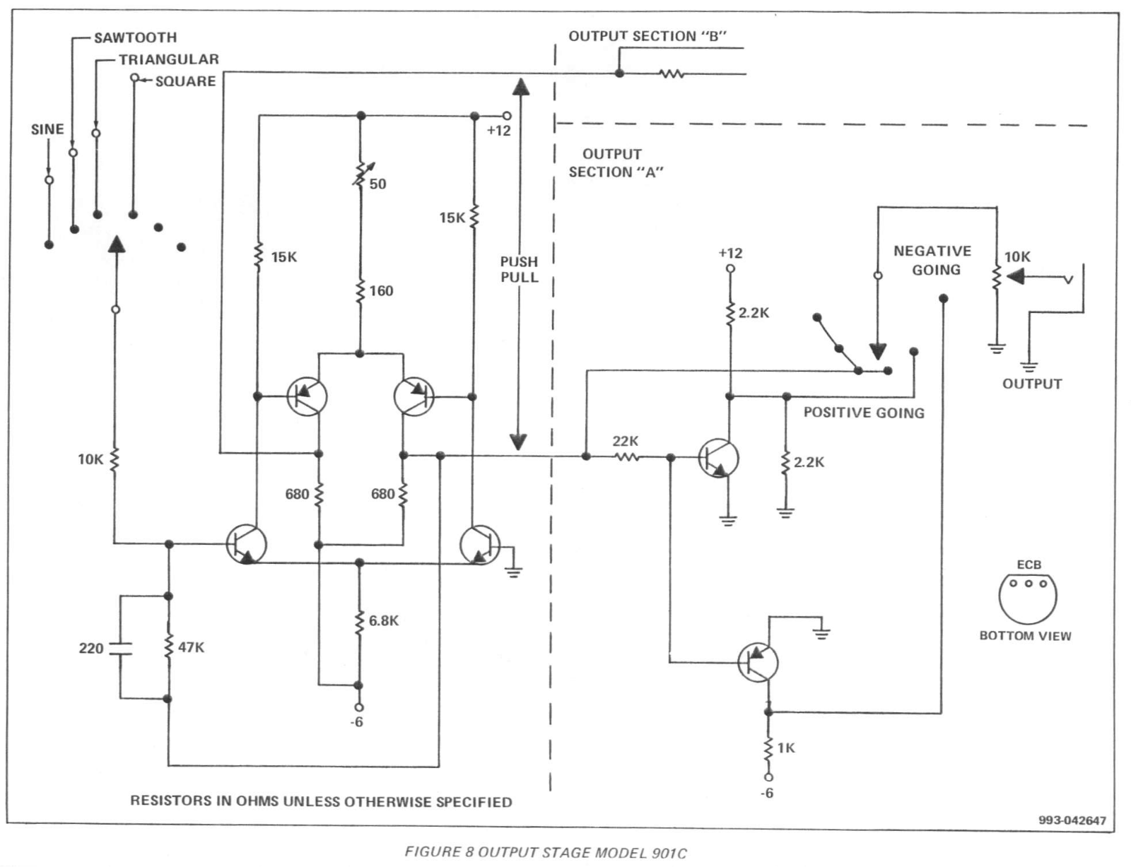 Moog 901c schematic