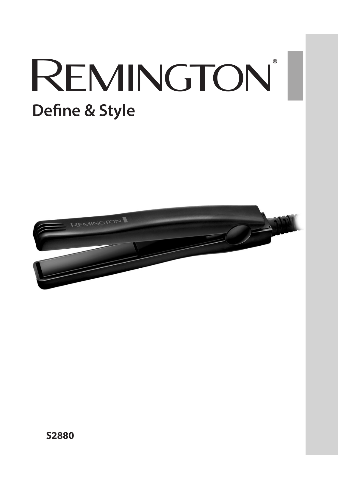 Remington S2880 User Manual