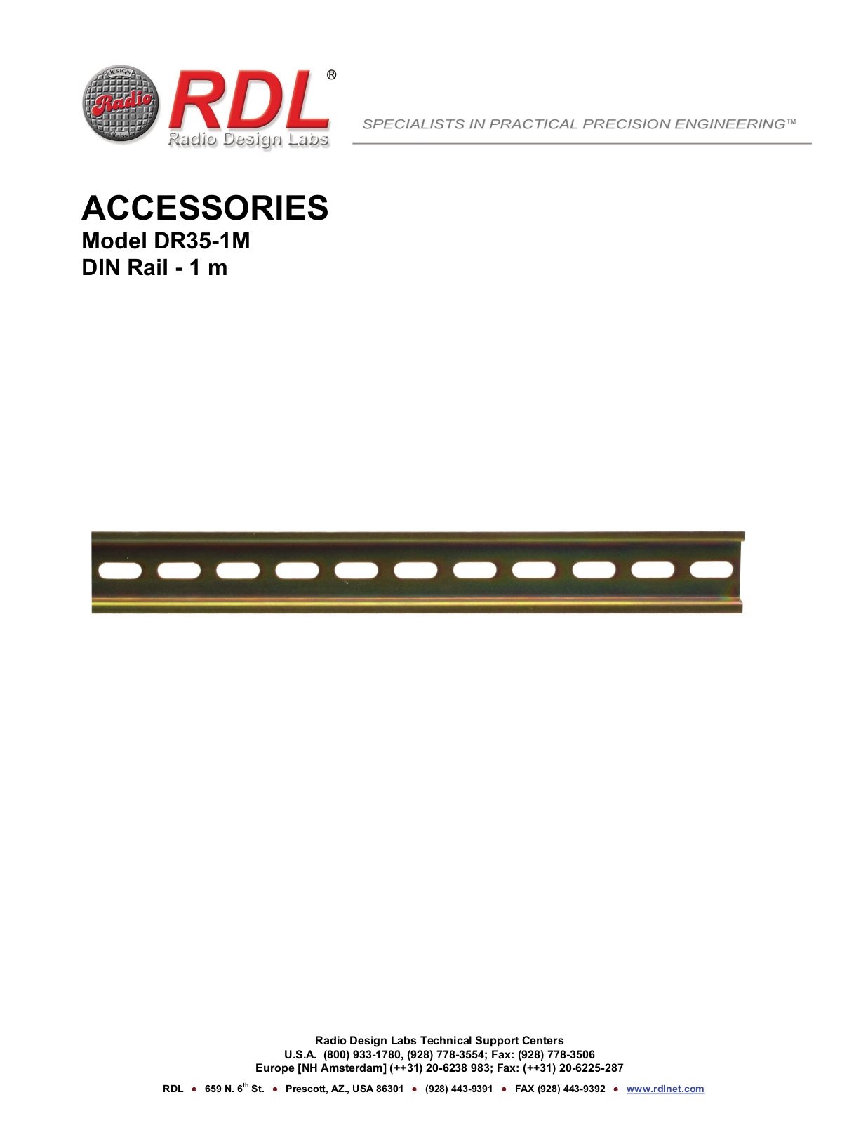 RDL DR35-1M Datasheet