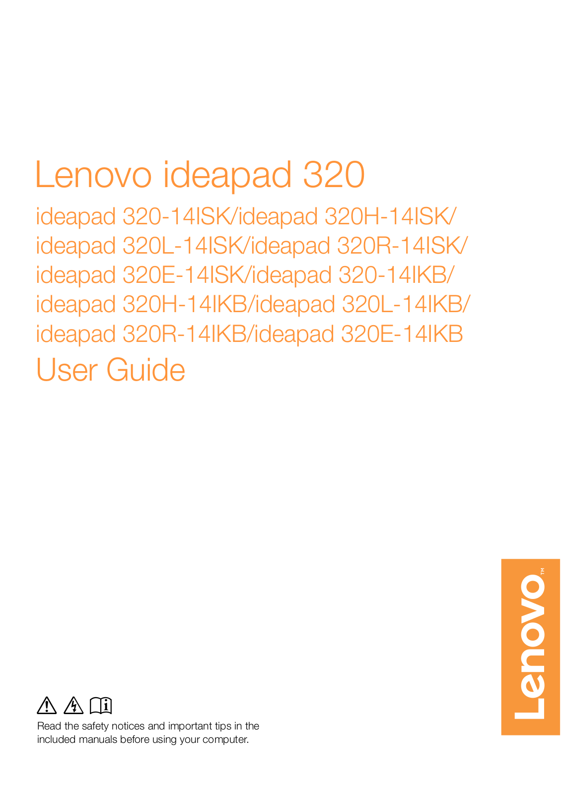 Lenovo 80XK0124UK User Manual