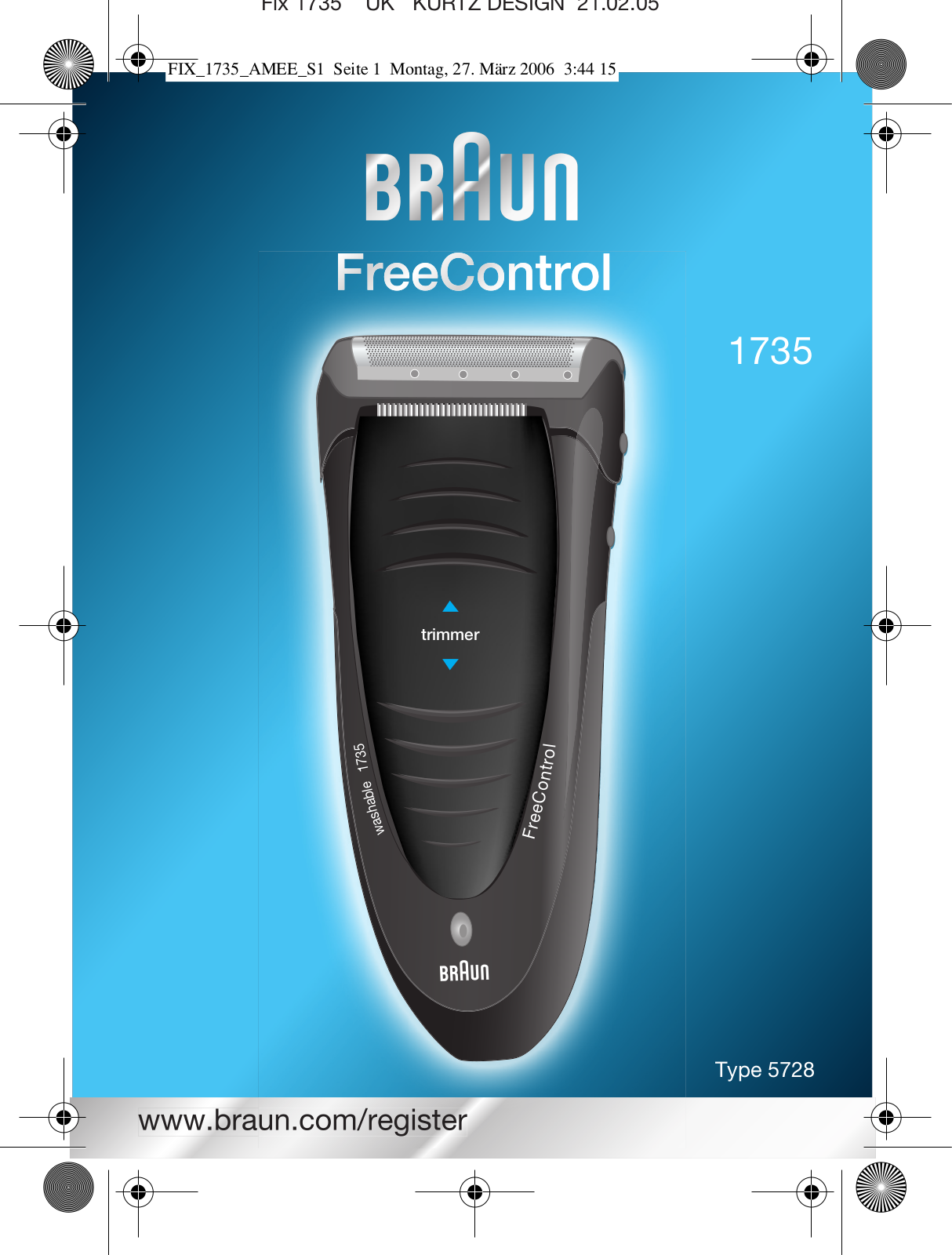 Braun 1735, 5728 User Manual