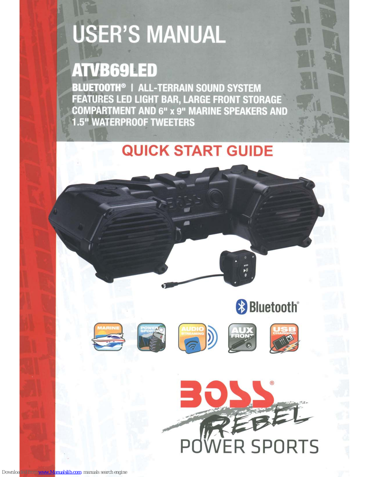 Boss Audio Systems ATVB69LED Quick Start Manual - ManualMachine.com